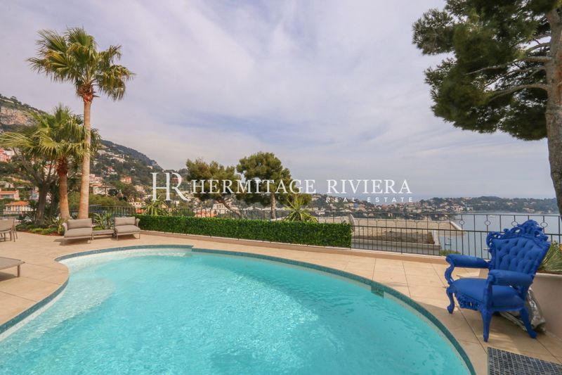 Contemporary villa with bay views