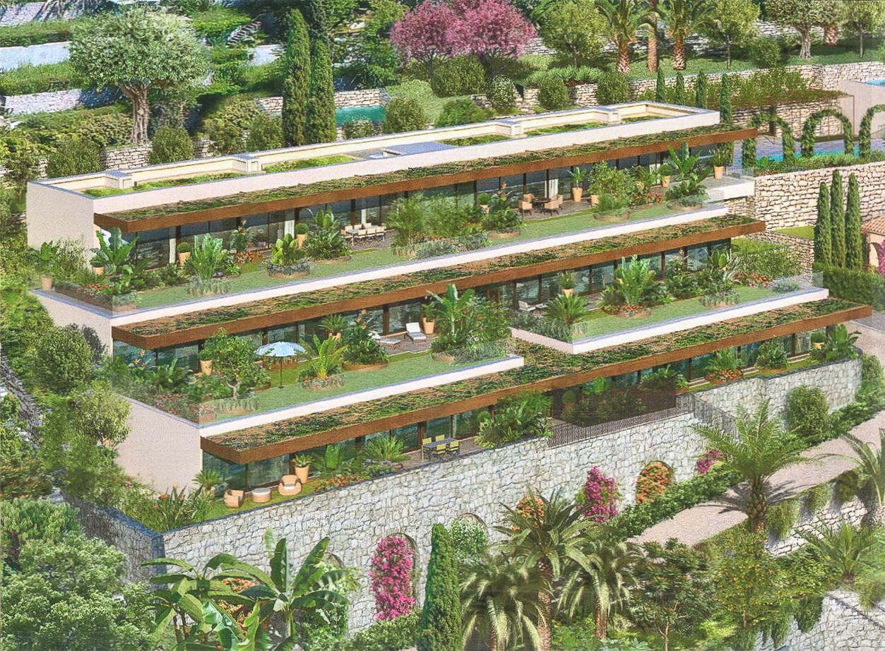 Luxury dwelling in the potager of the Mirazur hotel complex