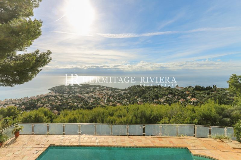 Provençal villa - panoramic sea view - close Monaco