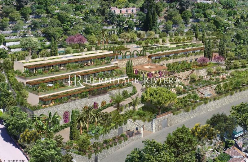 Appartement de luxe dans le potager du complexe hôtelier Mirazur
