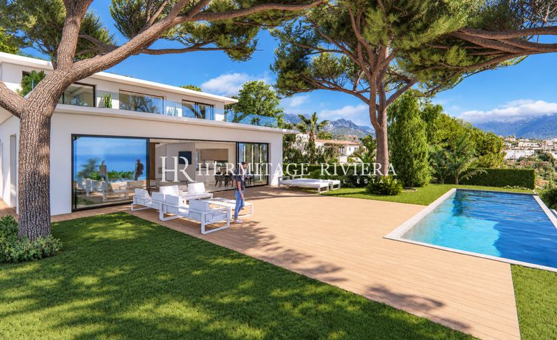 Modern renovated villa - Sea view - Pool